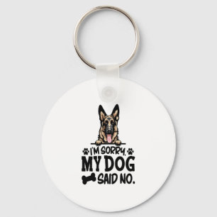 Chaveiro German shepherd Stickers - Desculpe, meu Cão disse
