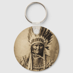 Chaveiro Gerónimo em vestida de cabeça Vintage Retrato Sepi