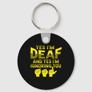 Chaveiro Gesto de Mão Sensível Perda de Audiência Sensível 