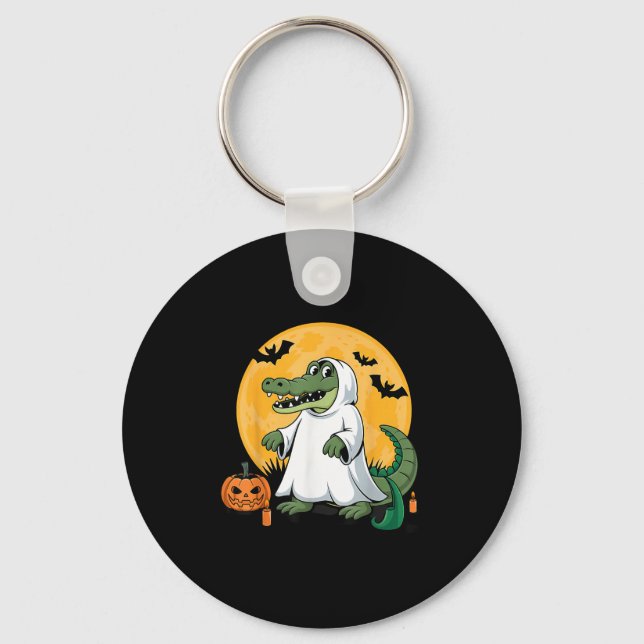 Chaveiro Ghost Alligator Halloween Soky Gator Lovers (Frente)