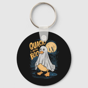 Chaveiro Ghost Costume Cute Duck Quack I Quer Dizer Boo Spo