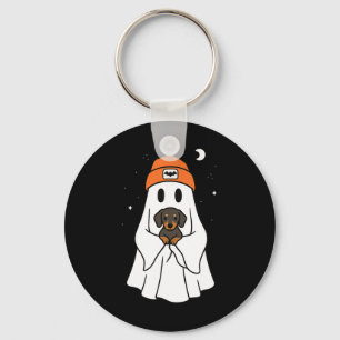 Chaveiro Ghost Dachshund Doxie Amante de os animais Hallowe