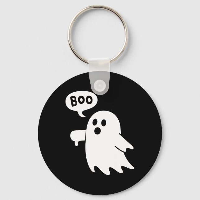 Chaveiro Ghost de Desaprovação do Boo Ghost de Ghost (Frente)