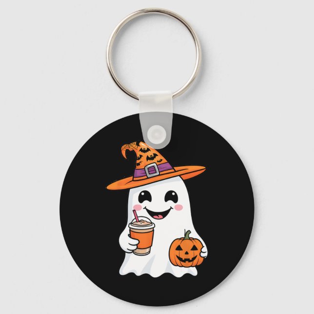 Chaveiro Ghost Ghost Coffee Halloween Ghost Ice Cof (Frente)