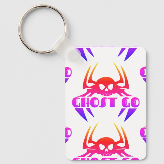 Chaveiro Ghost Go Spooky Season (Frente)