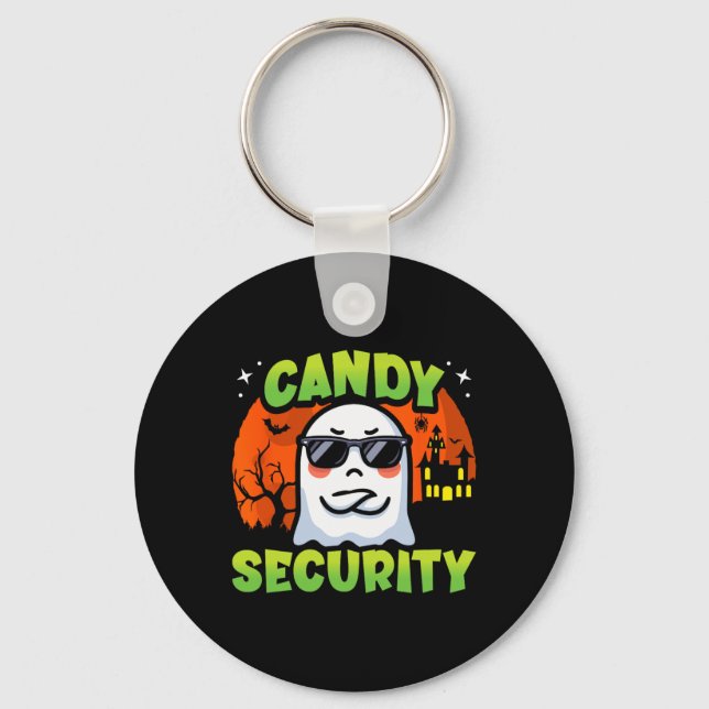 Chaveiro Ghost Kids Bonitos no Halloween - Candy Security - (Frente)