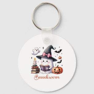Chaveiro Ghost Leitura de Arco de Coquetes do Livro Hallowe