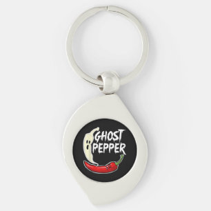 Chaveiro Ghost Pepper Funny Spicy Hot Halloween Peppe