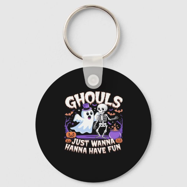 Chaveiro Ghouls Só Quer Divertir-Se Com A Lpreguiça (Frente)