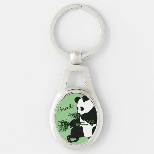 Chaveiro Giant Panda come Bamboo (Frente)