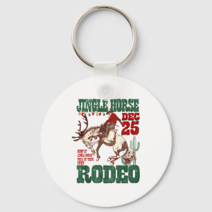 Chaveiro Giddy Up Jingle Cavalo Papai Noel Cowboy Oeste Nat