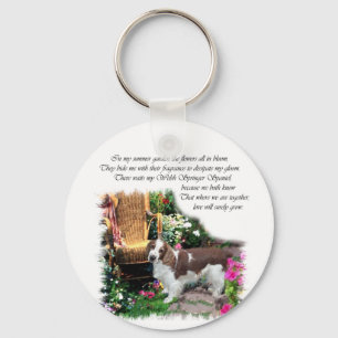 Chaveiro Gifes de Arte do Welsh Springer Spaniel