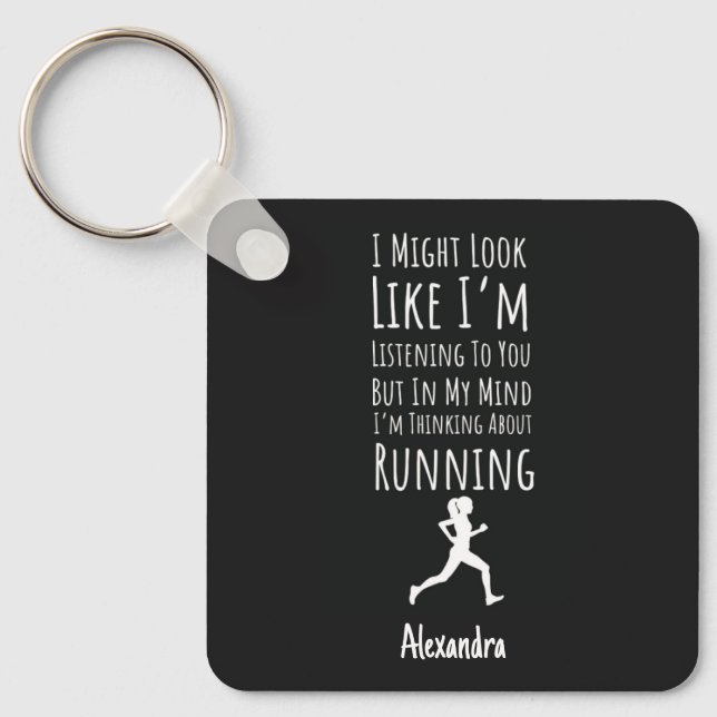 Chaveiro Gift Ideas For Female Runners Funny Personalized (Frente)