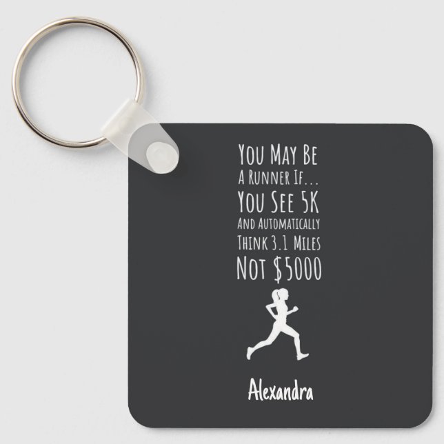 Chaveiro Gifts For Ultra Marathon Runner Personalized Funny (Frente)