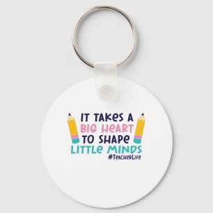 Chaveiro Gifts Teacher It Takes A Big Heart