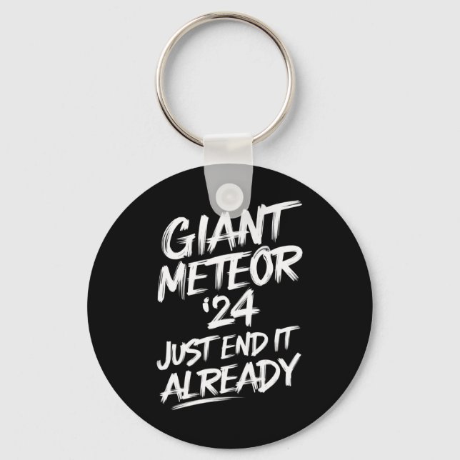 Chaveiro Gigante Meteorito 2024 Acabem com Isso Já (Frente)