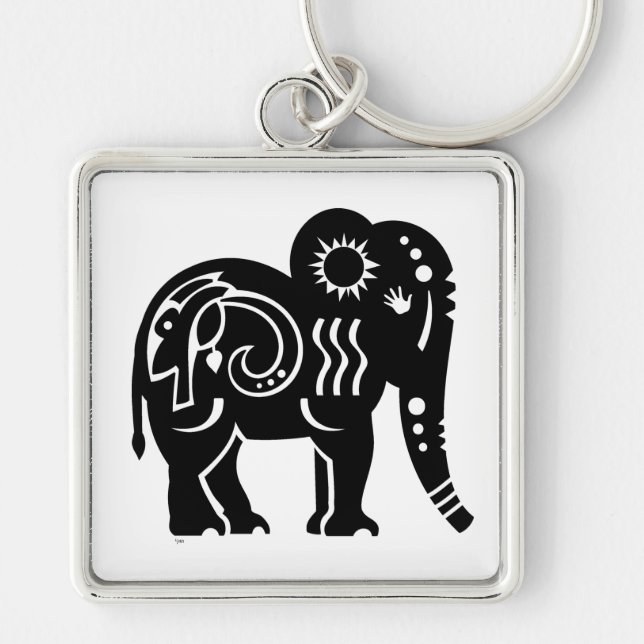 Chaveiro Gigante Sagrado (Preto) (Frente)