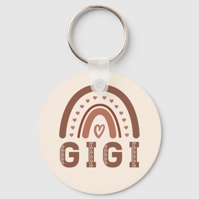 Chaveiro Gigi Boho Rainbow Cute Grandma Gifts (Frente)