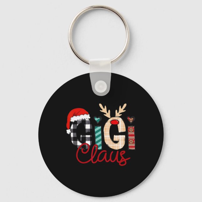 Chaveiro Gigi Claus Reindeer Christmas (Frente)