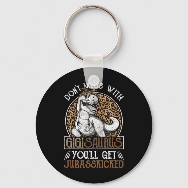 Chaveiro Gigisaurus Dinossauro Camisa Jurchutada (Frente)