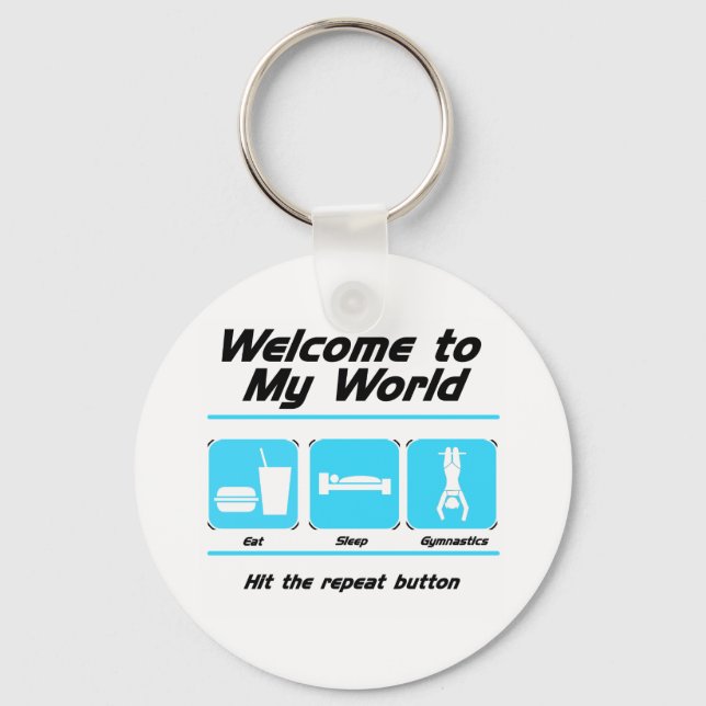 Chaveiro Ginástica Meu Mundo (Frente)