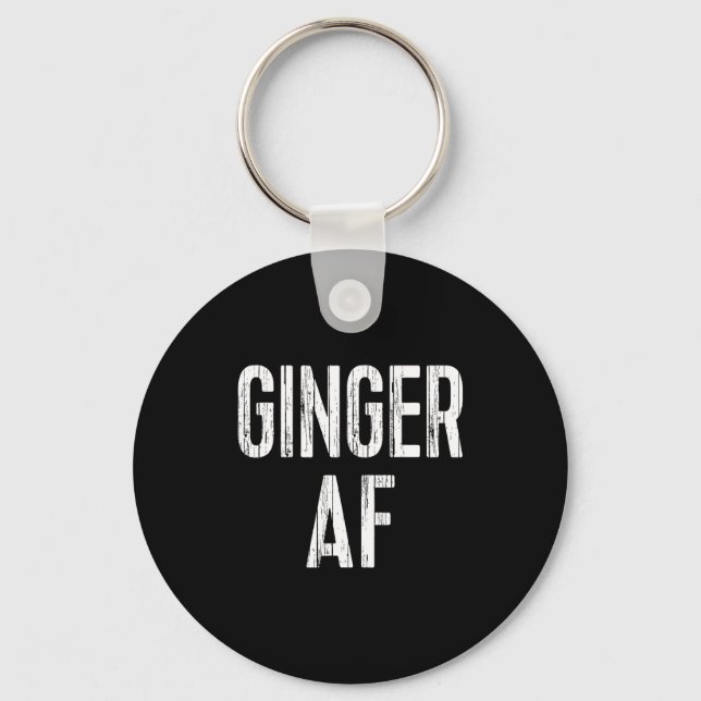Chaveiro Ginger Af Shirt Irish Men Women St Patricks Day  (Frente)