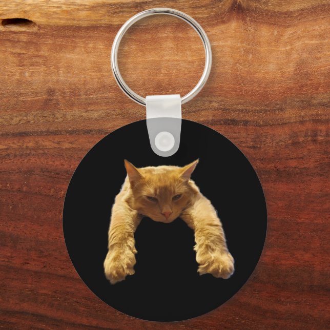 Chaveiro Ginger Lazy Cat, Keyring (Verso)