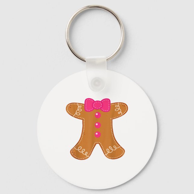 Chaveiro Gingerbread Shirt Adult Kids Men Women Cookie Cost (Frente)