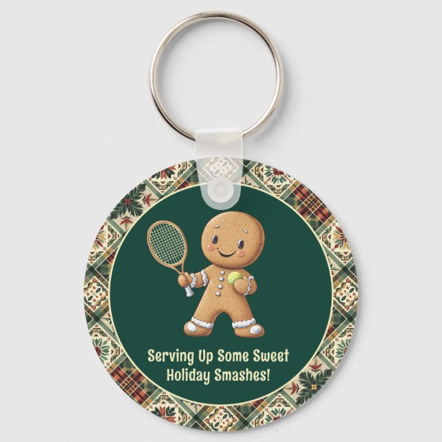 Chaveiro Gingerpão Tênis Grand Slam 🎾 🎄 texto personaliza (Frente)