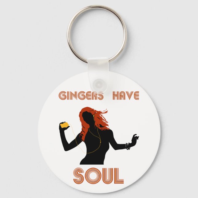 Chaveiro Gingers femininos têm alma (Frente)