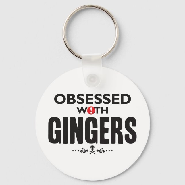 Chaveiro Gingers Obcecados (Frente)