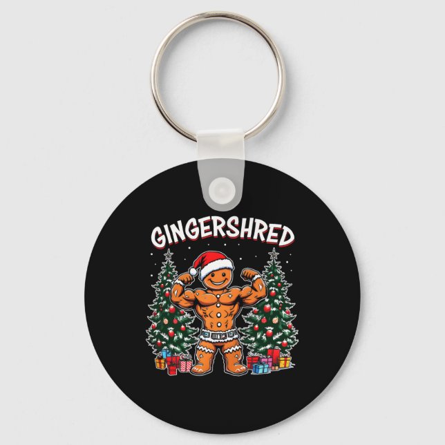 Chaveiro Gingershred Funny Gingerbird Man Gym (Frente)