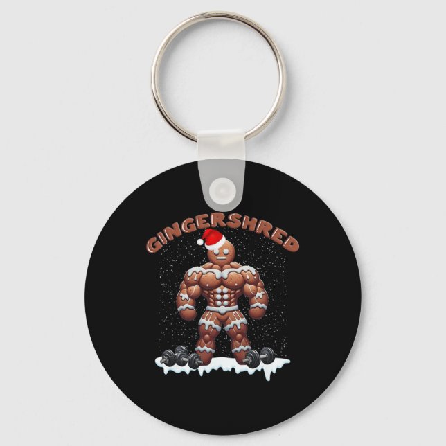 Chaveiro Gingershred Funny Gingerbird Man Gym (Frente)