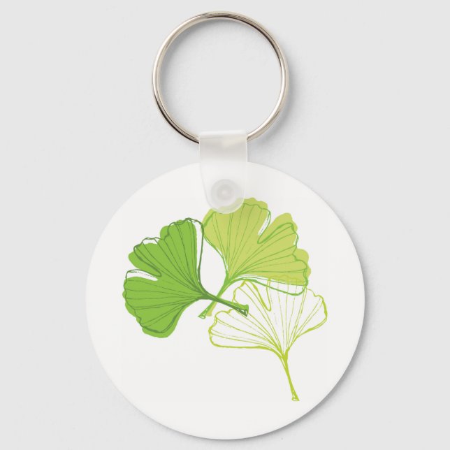 Chaveiro Ginkgo Leaf (Frente)