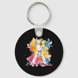 Chaveiro Girafa de Karate Animal Mma Taekwondo Artes Marcia