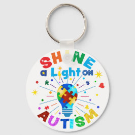 Chaveiro GIRAR uma Luz no AUTISM