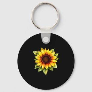 Chaveiro Girassóis amarelos flores de verão fofas florais