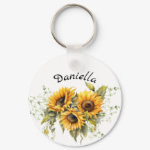 Girassóis Modernos Amarelo