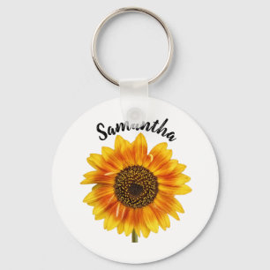 Chaveiro Girassol Cinto Personalizado