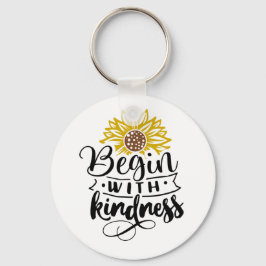 Chaveiro Girassol | Comece com gentileza