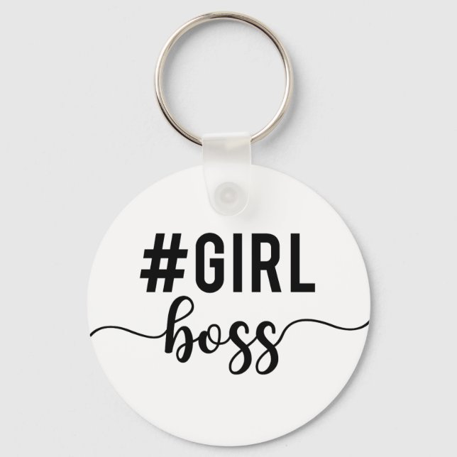 Chaveiro girl boss (Frente)