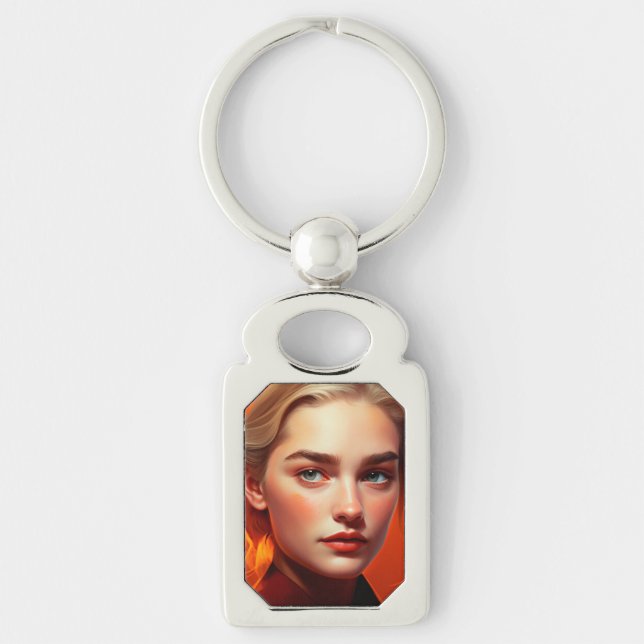 Chaveiro Girl with blue eyes (Frente)