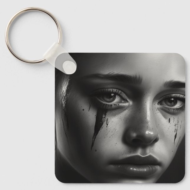 Chaveiro Girl with tears (Frente)
