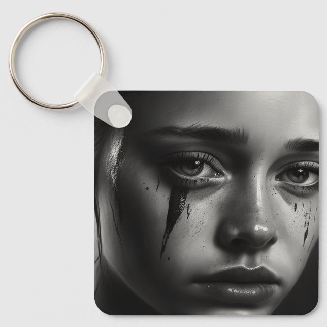 Chaveiro Girl with tears (Frente)