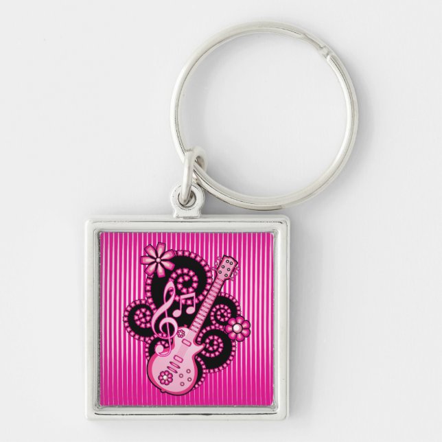 Chaveiro Girlie Guitar (Frente)