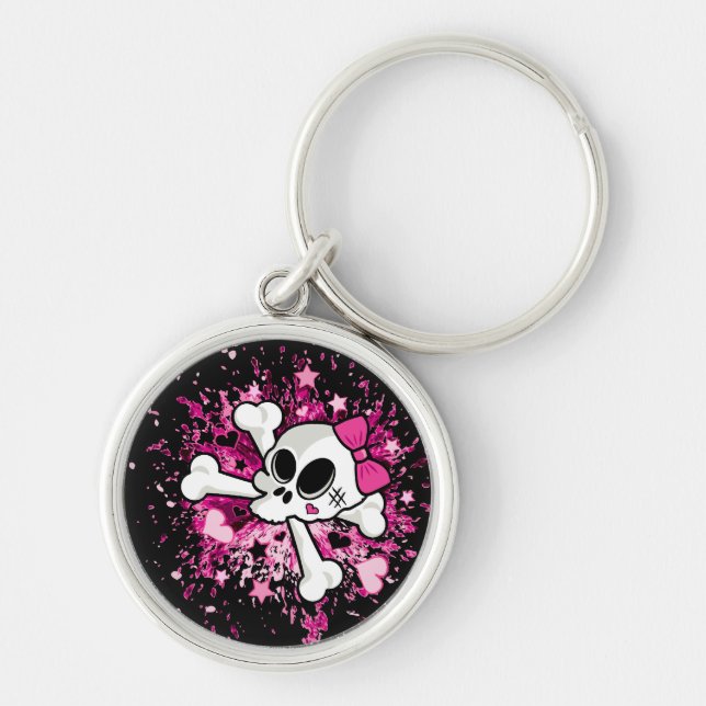 Chaveiro Girlie Skull (Frente)