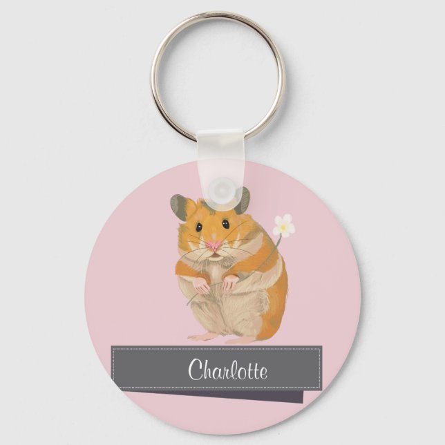 Chaveiro Girls Golden Hamster (Frente)