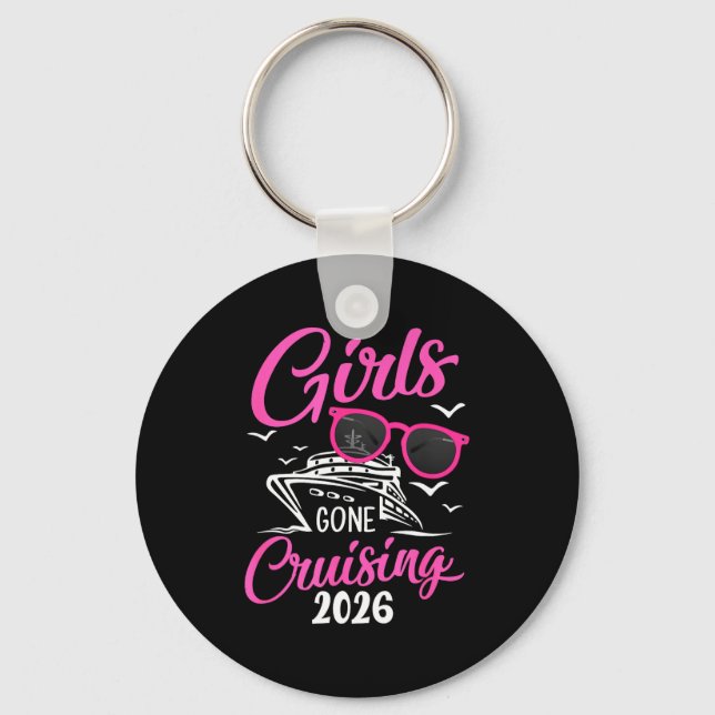 Chaveiro Girls Gone Cruising 2026 Vacation Party Cruise  (Frente)