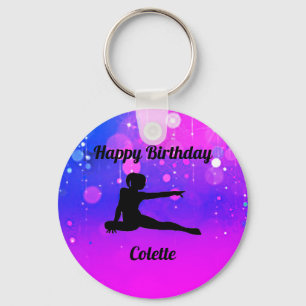 Chaveiro Girls Gymnastics Feliz Aniversário