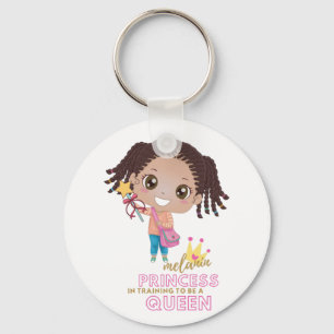 Chaveiro Girls MELANIN Princesa Treinando Para Ser Rainha C